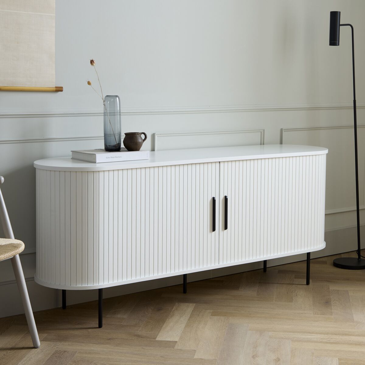 Nola senkki 180x45x76 cm valkoinen
